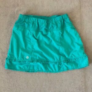 Athleta Light Blue Teal Tennis Skirt XXS